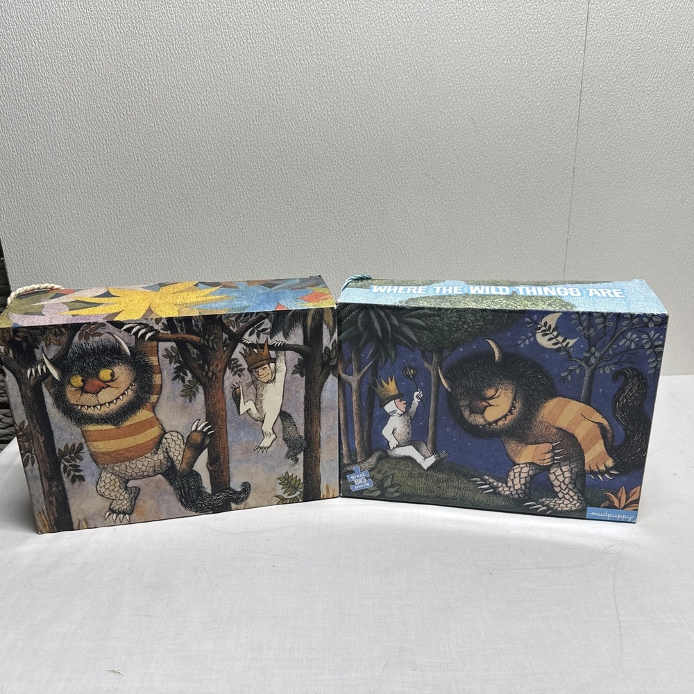 Mudpuppy Where the Wild Things Are Great Big Puzzle Lot of 2 Complete